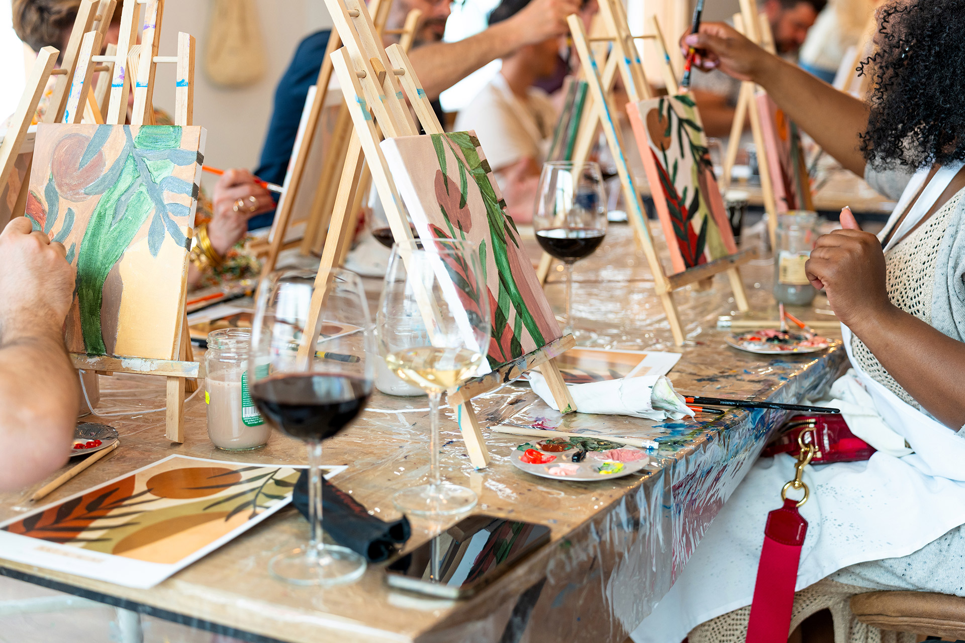 Paint & Sip with Art on the Run